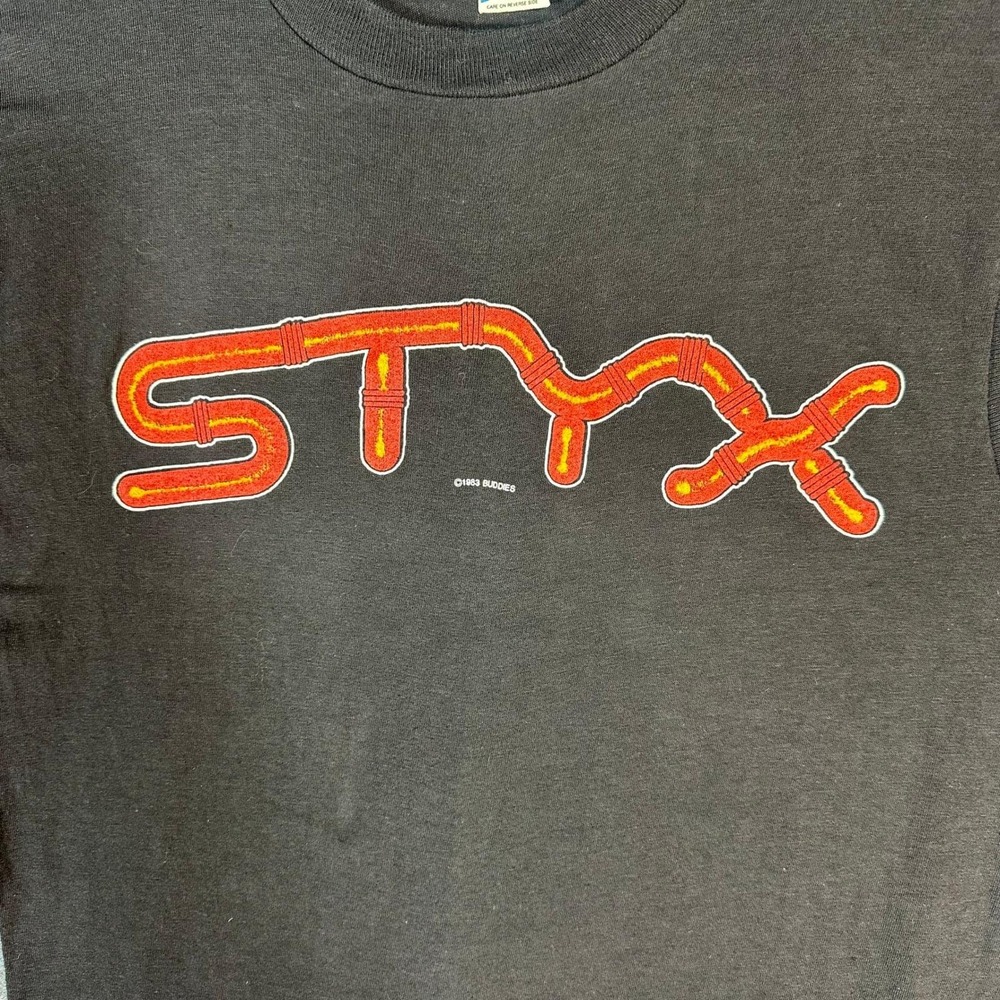 Vintage 1983 STYX Kilroy Was Here Tour Tank Top Single Stitch Hem Mens Medium - Picture 7 of 16